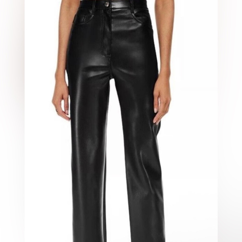 Aritzia women’s Melina faux Black leather Pants